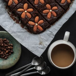 Handmade Baked Almond Brownies