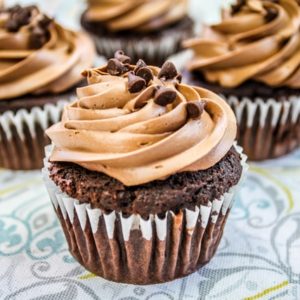 Fresh Double Chocolate Cupcakes