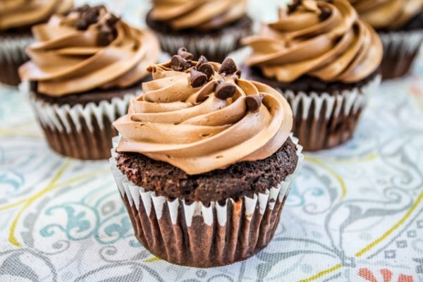 Fresh Double Chocolate Cupcakes