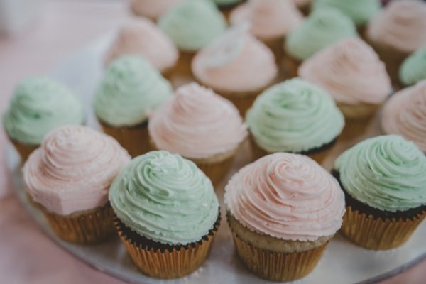 Pink Delicious Freshly Made Cupcakes