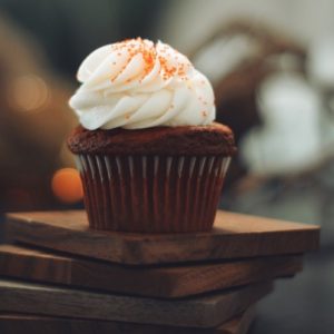 Postal Cream Cheese Carrot Cupcake