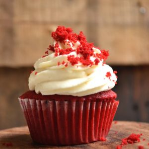 BD Macaron Red Velvet Cupcake