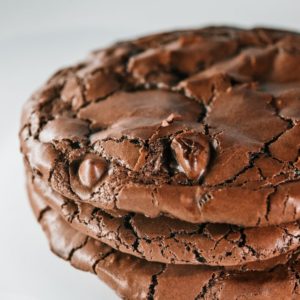 Freshly Baked Triple Chocolate Cookies