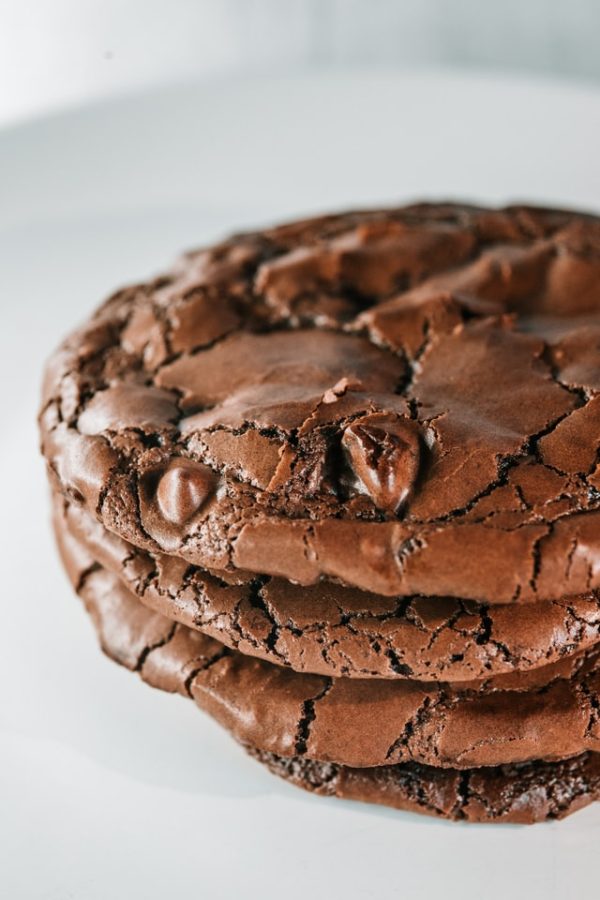 Freshly Baked Triple Chocolate Cookies