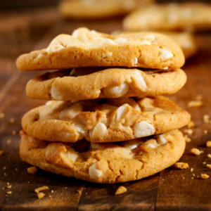 white chocolate cookies bakery