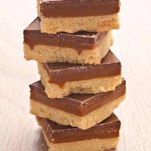 Caramel Shortcake bites