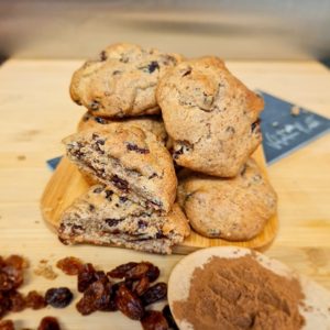 American Style Cinnamon & Raisin Cookies