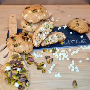 Pistachio & White Chocolate Gourmet Cookies