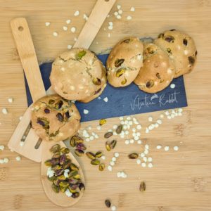 Pistachio & White Chocolate Cookies