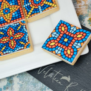 Multicolour Tiles Biscuits Gift Set