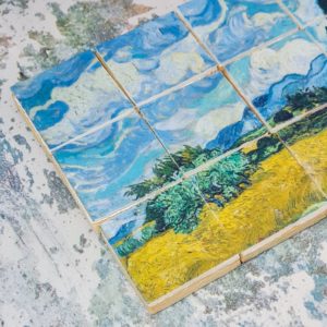 Van Gogh Cypresses Biscuit Gift Box