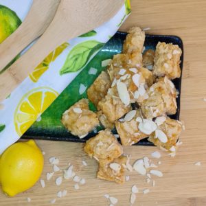 Lemon & Almond Gourmet Blondies Bites