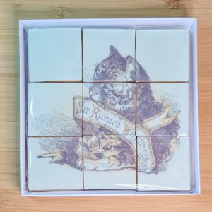 Vintage Cat Tiles Biscuits Gift