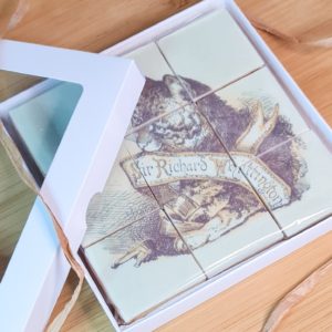 Vintage Cat Tiles Biscuits Gift Set