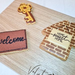 New Home Iced Biscuit Gift