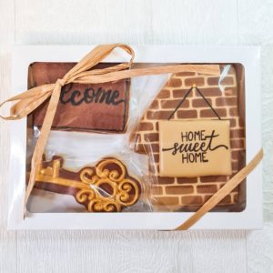 Welcome Home Iced Biscuit Gift Box