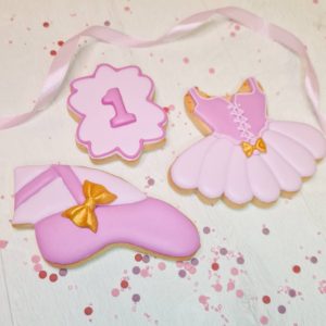 Pink Ballerina Biscuit Gift