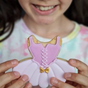 Pink Ballerina Biscuit Box