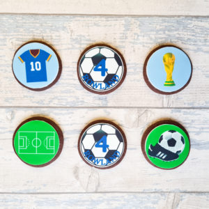 Personalised Football Biscuits Box