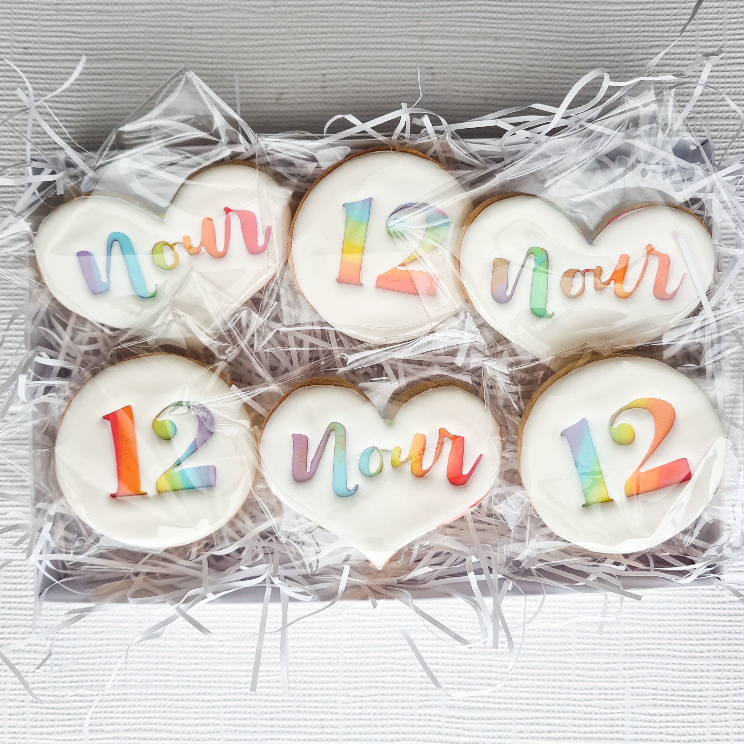 Personalised Rainbow Cookies Gift Box 2