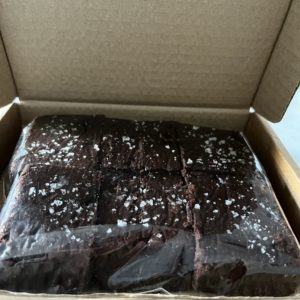 Chocolate fudge sea salt brownies