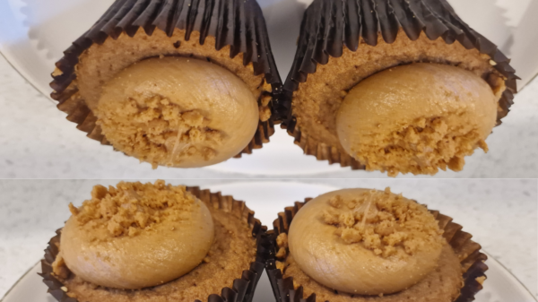 Caramel Biscuit Cupcakes 1