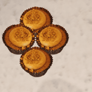 Caramel Biscuit Cupcakes